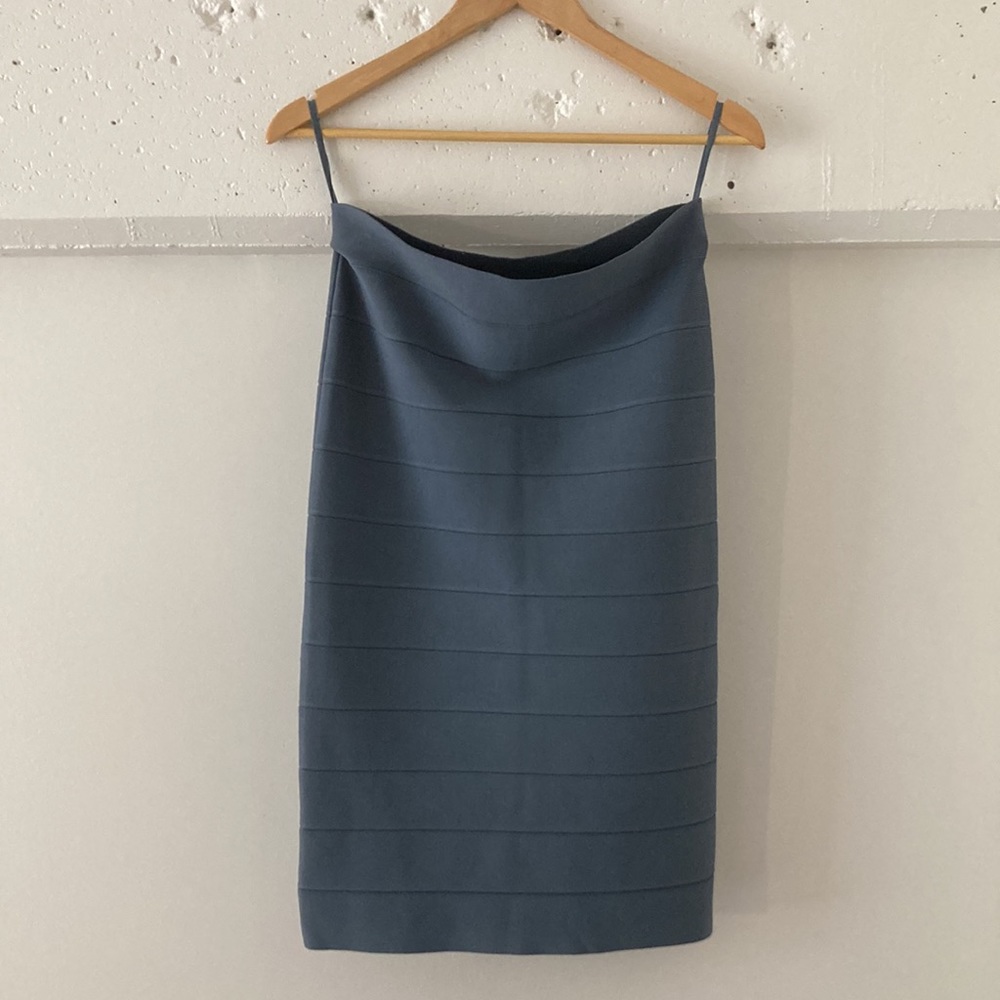 BCBG MaxAzria | NWT LEGER midi skirt | LT ASH bandage skirt